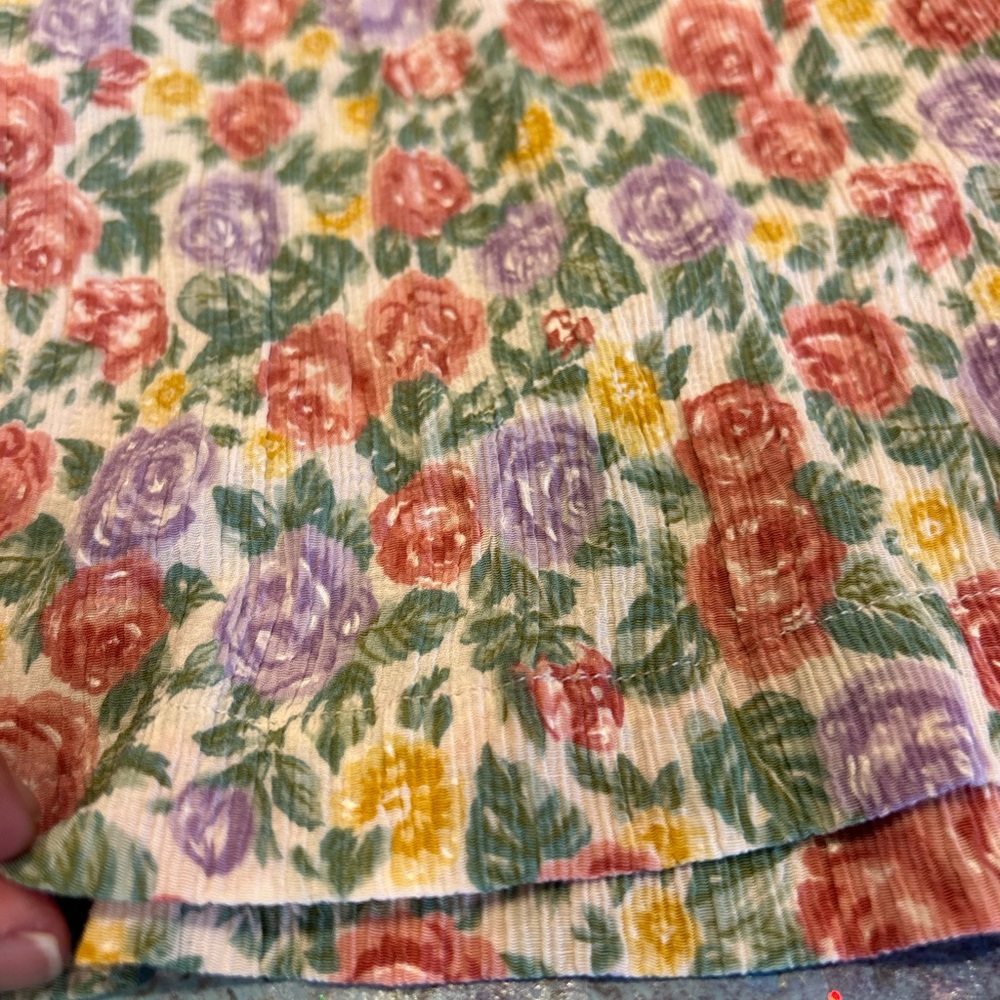 80s Floral Short Set - Picture 6 of 16